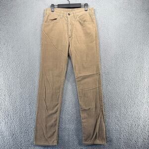 Vintage Levi's pants Men's Fits 30x33 Brown Corduroy Chino Western Cowboy 80s
